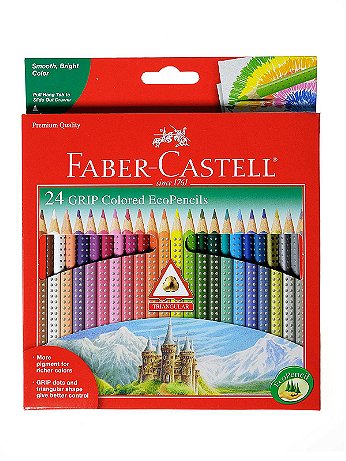 Faber-Castell - Grip Colored EcoPencils - Set of 24
