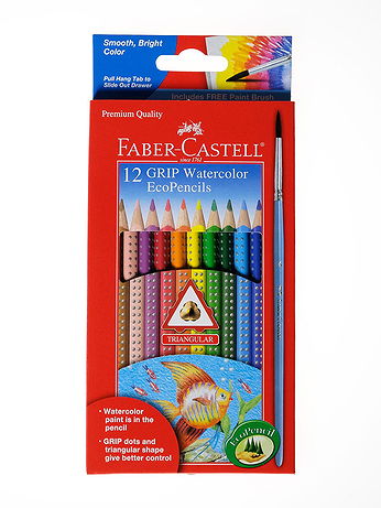 Faber-Castell - Grip Watercolor EcoPencils - Set of 12