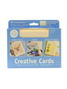 Strathmore - Blank Greeting Cards with Envelopes Palm Beach white with no deckle pack of 10