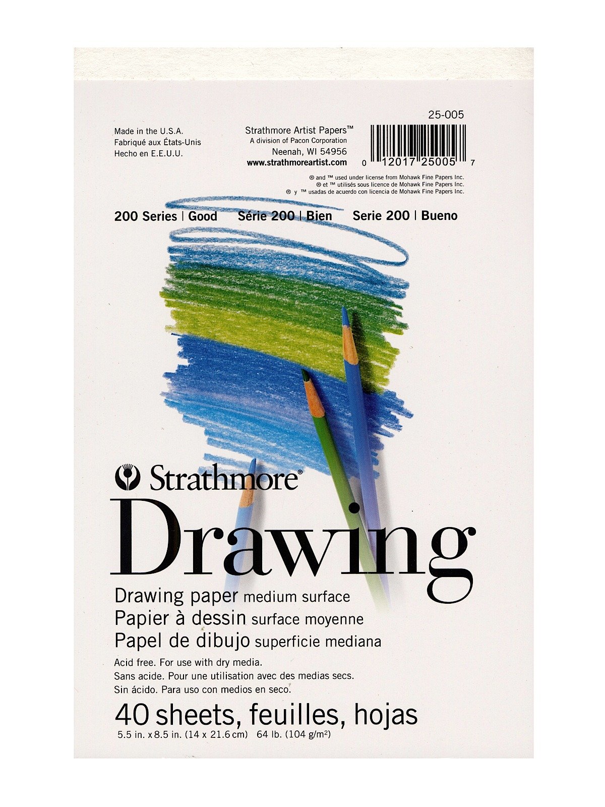 Strathmore Student Art Drawing Paper Pad