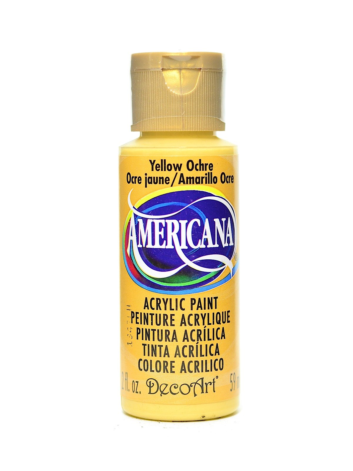 DecoArt Americana Acrylic Paint - Bright Yellow, 2 oz