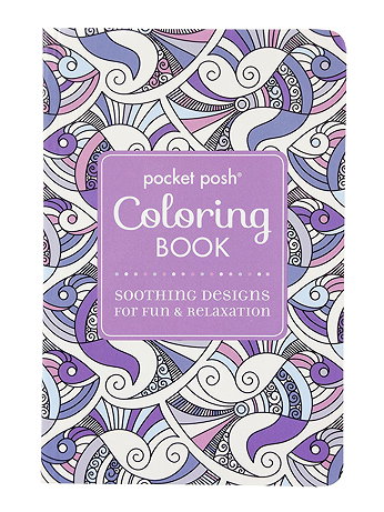 Andrews McMeel Publishing - Pocket Posh Coloring Books - Soothing Designs