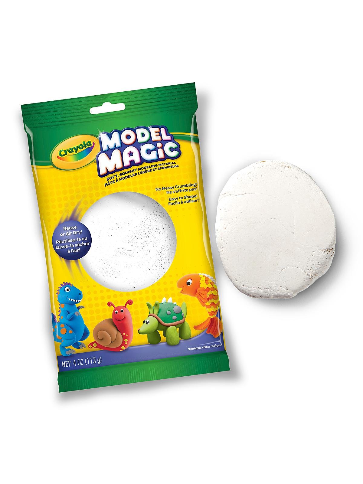 Crayola Model Magic, 4 Ounce Pouch, White