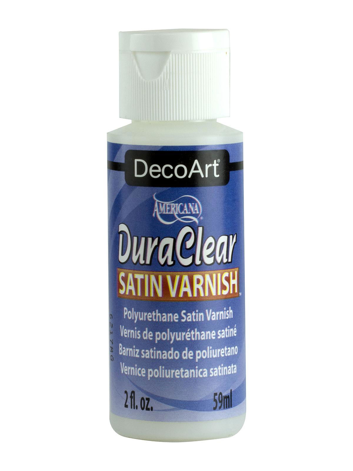  DecoArt Satin Dura Clear Varnish : Tools & Home Improvement