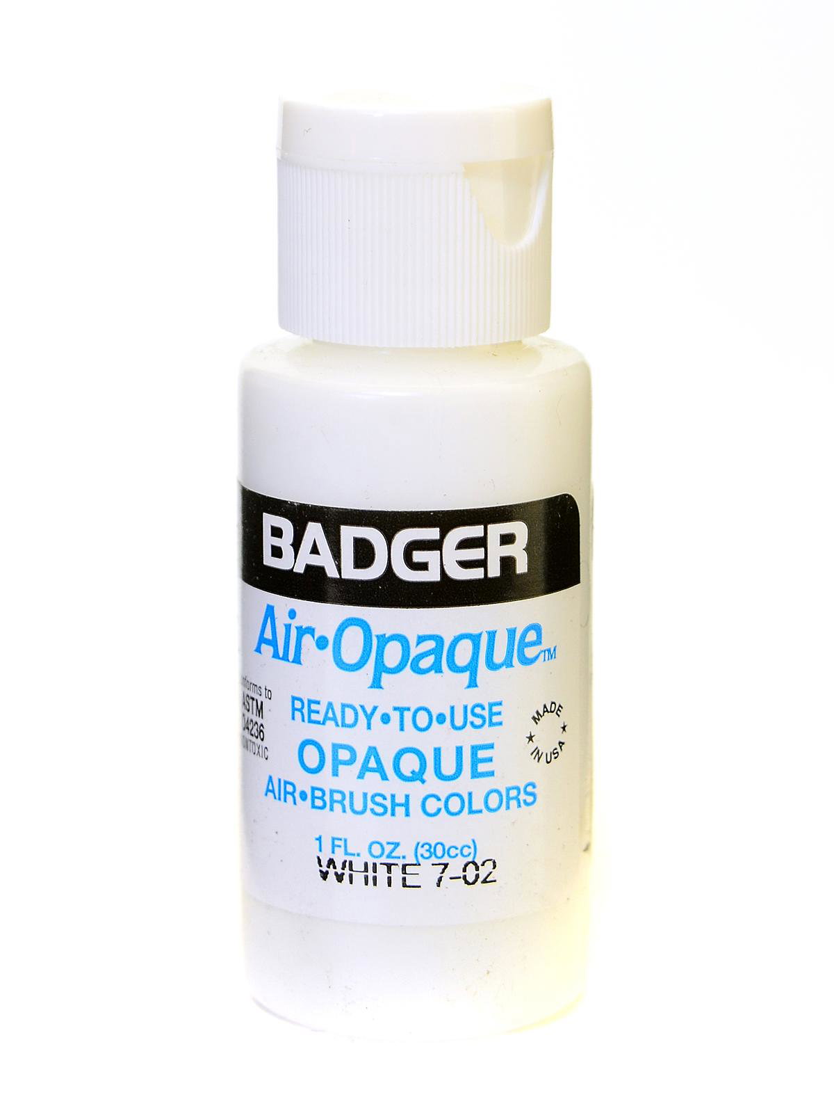 Badger Air-Brush Company Air-Opaque Airbrush Ready Water Based Acrylic Paint Primary 1-Ounce Each Set of 7