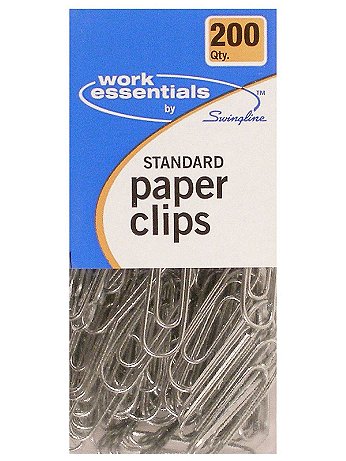 Swingline - Work Essentials Standard Paper Clips - Pack of 200