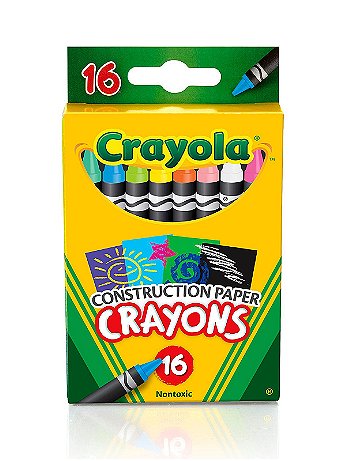 Crayola - Construction Paper Crayons - Box of 16