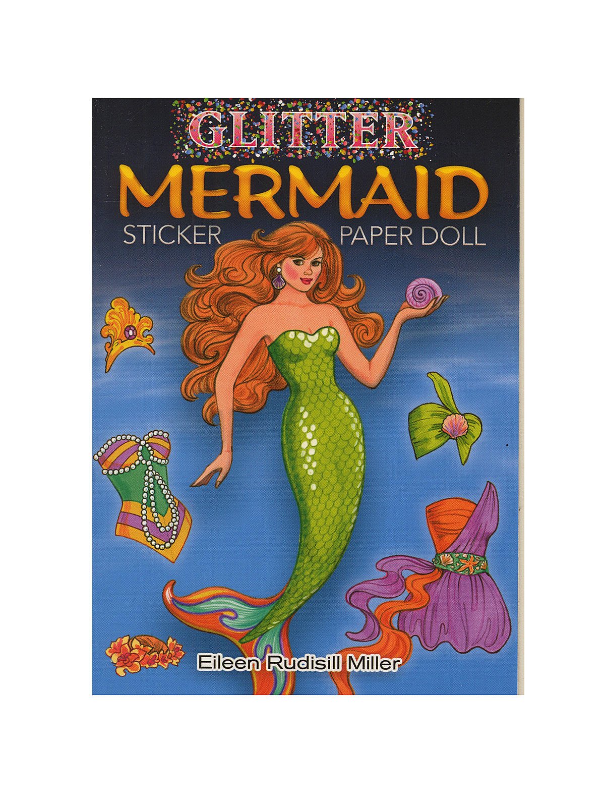 Glitter Mermaid Paper Doll