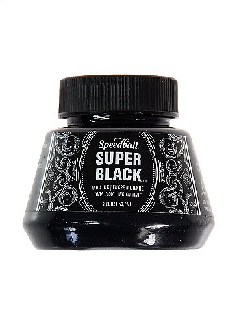 Speedball - Super Black India Ink - 2 oz.