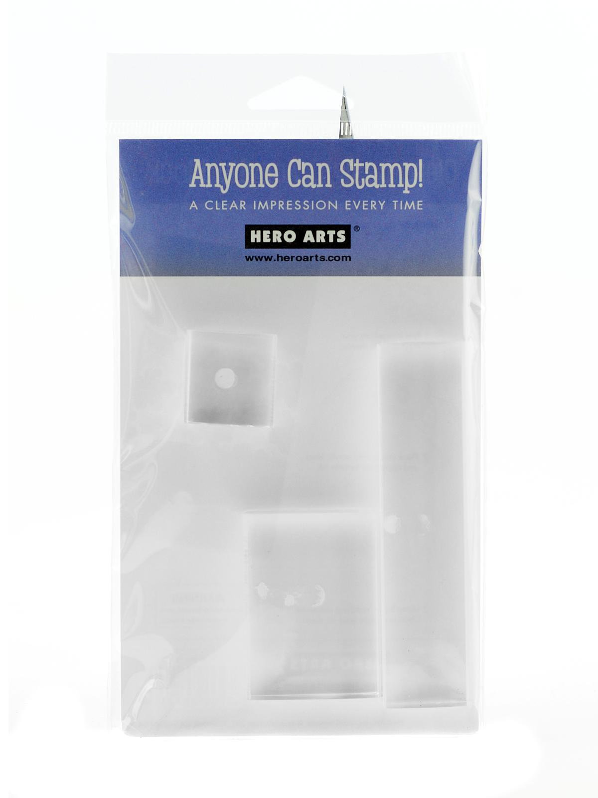 Transparent Stamp Block/acrylic Block for Clear Stamp/acrylic