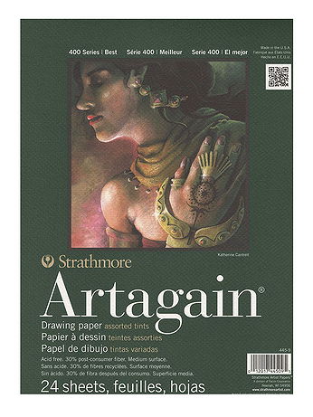 Strathmore - 400 Series Artagain Pads - Assorted Tints, 9 in. x 12 in.