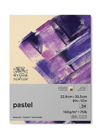 Winsor & Newton - Pastel Paper Pads (Gummed) - Earth Colours, 9 in. x 12 in., 24 Sheets