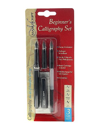 Manuscript - 3 Nib Beginners Calligraphy Set - Right Handed