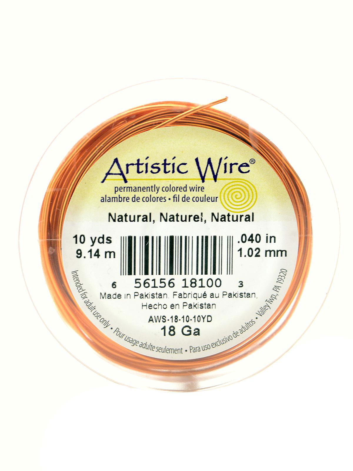 Artistic Wire - 18 Gauge Natural