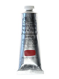 Winsor & Newton Professional Acrylics - Perylene Red, 60 ml tube