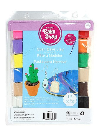 Sculpey - Bake Shop Oven Bake Clay - Variety Pack of 12