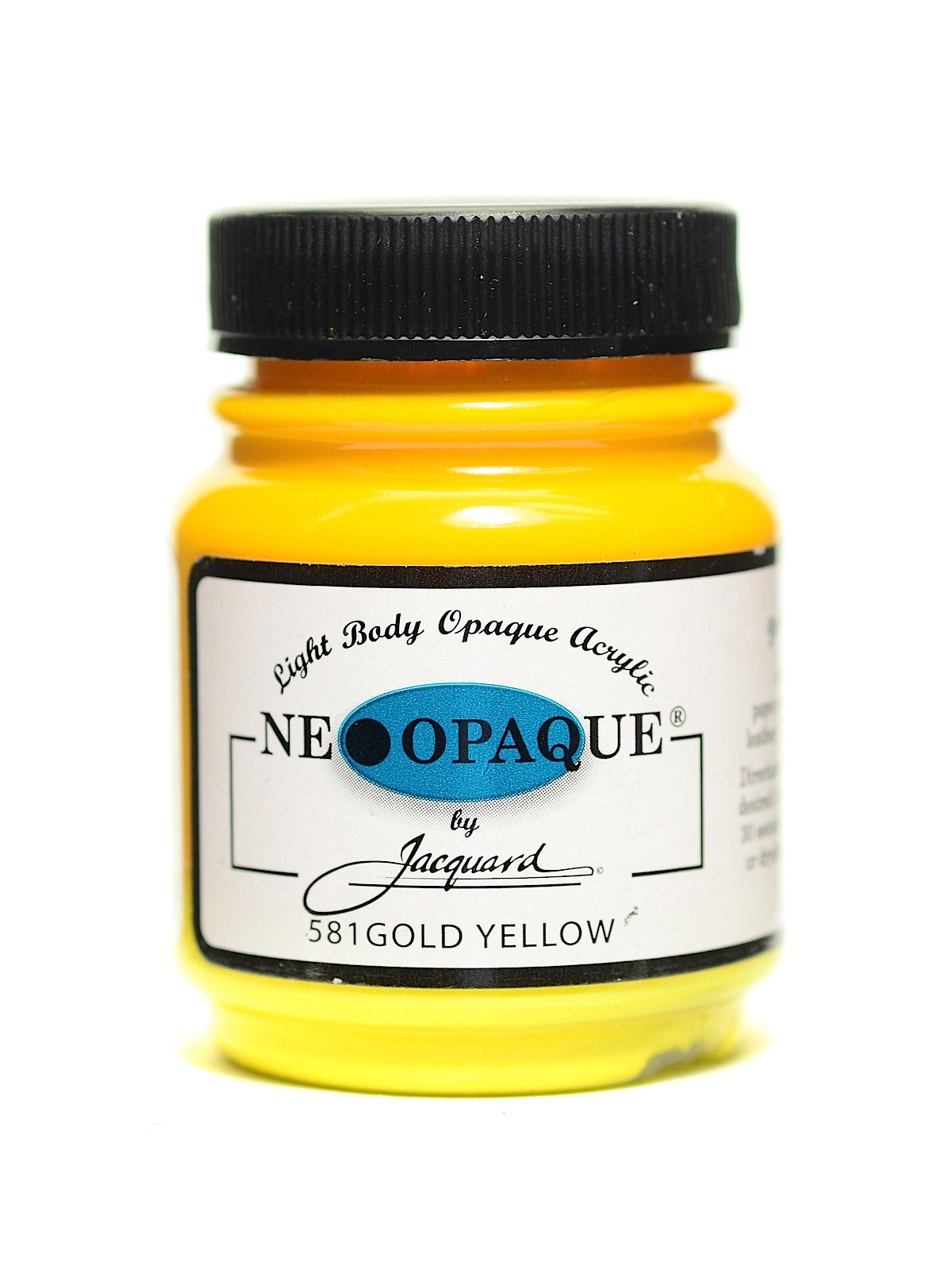 Jacquard Neopaque Fabric Color - Gold Yellow, 2.25oz Jar