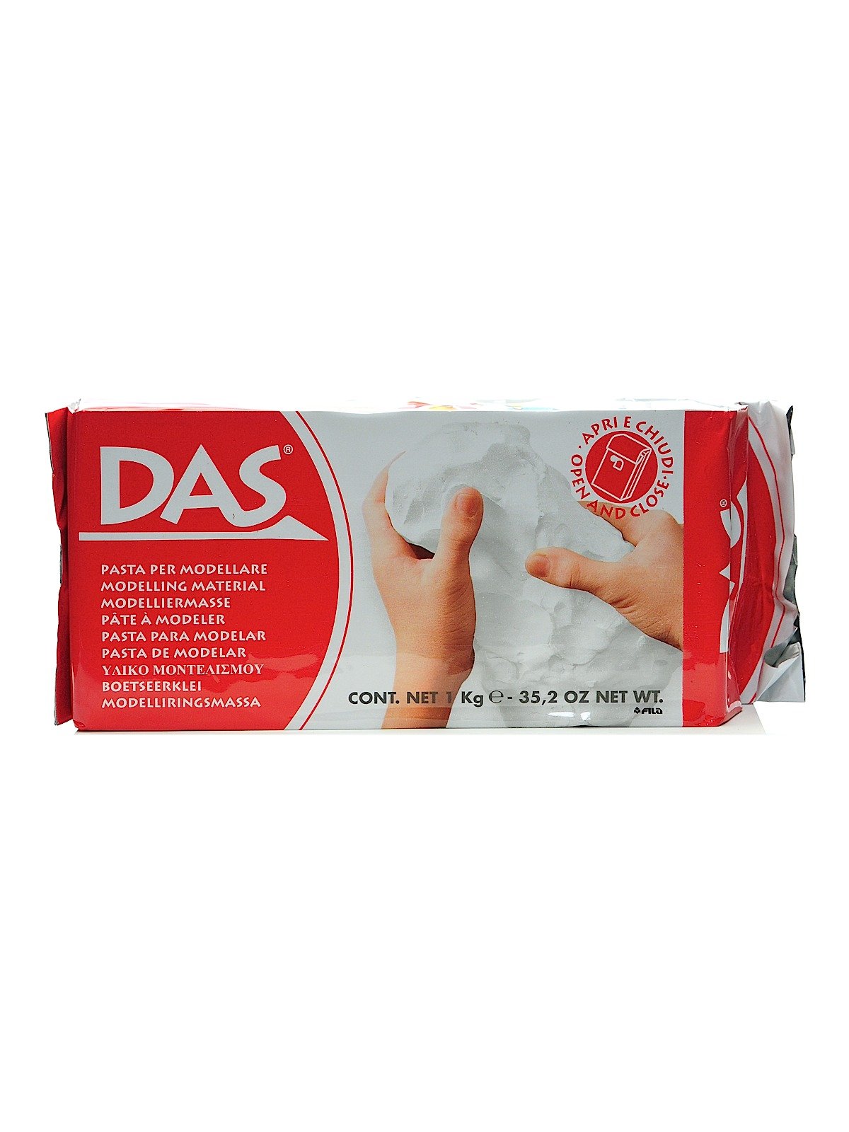 DAS Air Hardening Modeling Clay, 2.2 lb Block, White (387500) : Artists  Clays : Arts, Crafts & Sewing 