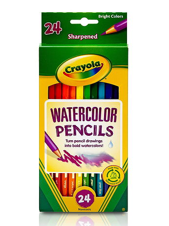 Crayola - Watercolor Colored  Pencils - Box of 24