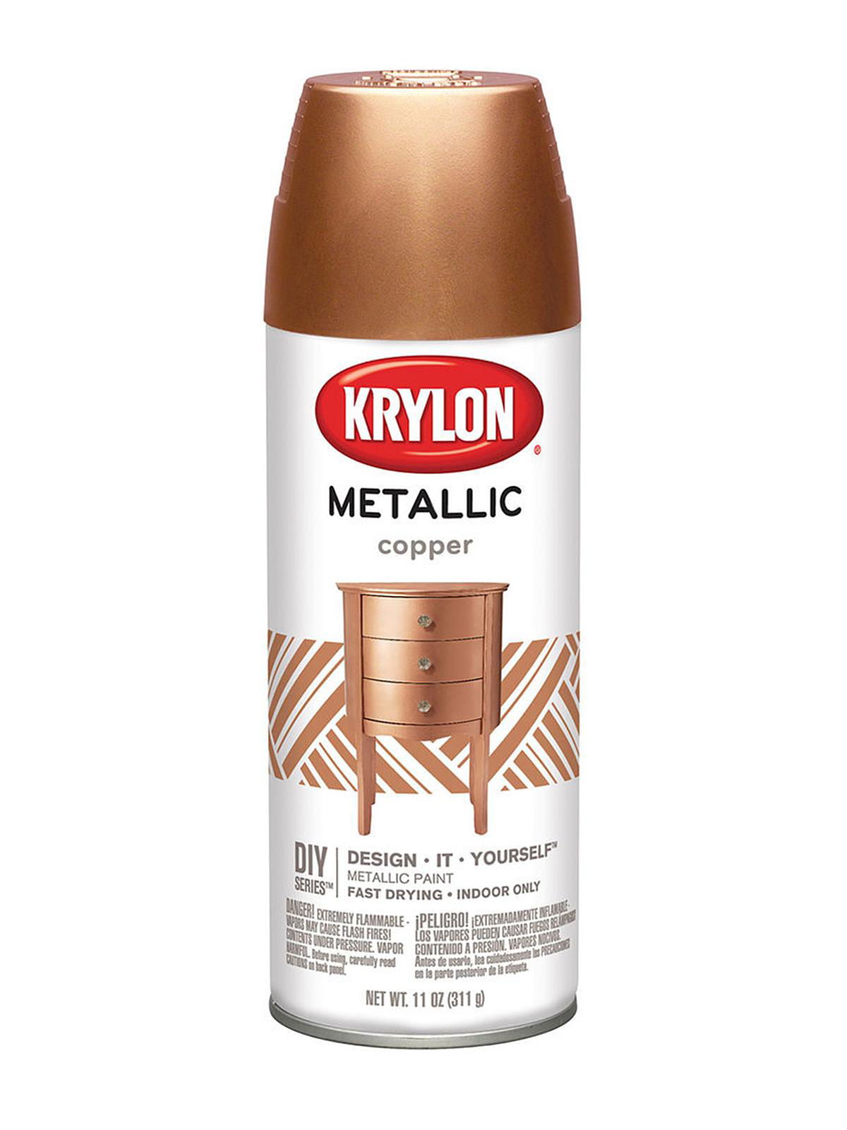 Krylon K01406 Brilliant Metallic Metallic Spray Paint Silver 11