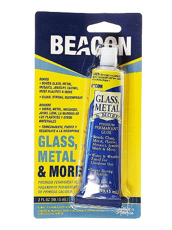 Beacon - Glass, Metal and More Premium Permanent Glue - 2 oz.