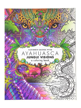 Divine Arts - Ayahuasca Jungle Visions Coloring Book - Each