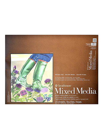 Strathmore - 400 Series Mixed Media Pad - 18 in. x 24 in., 15 Sheets