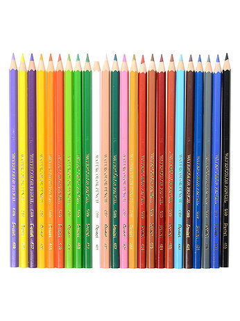 Pentel - Arts Watercolor Pencils - Set of 24