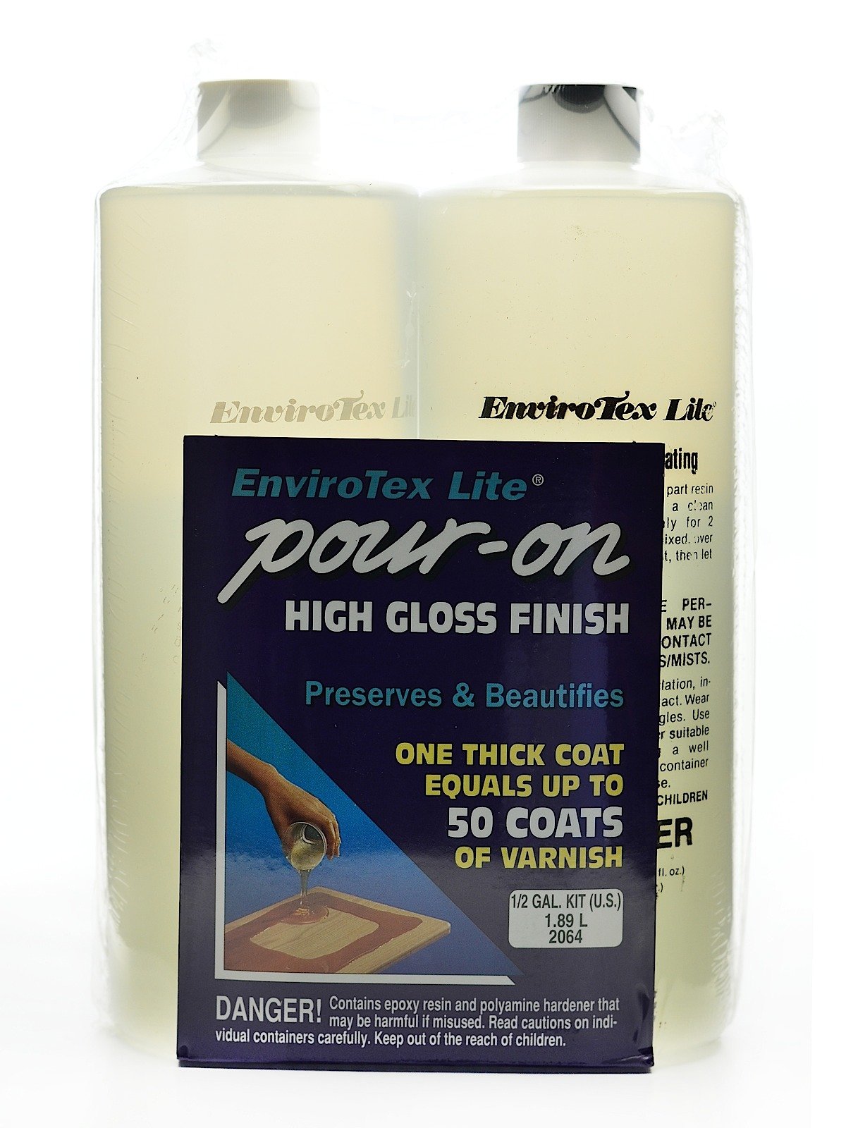 Envirotex Lite Pour-On Wood Polish Kit Clear 32fl oz., ENVIROTEX LITE, All Brands