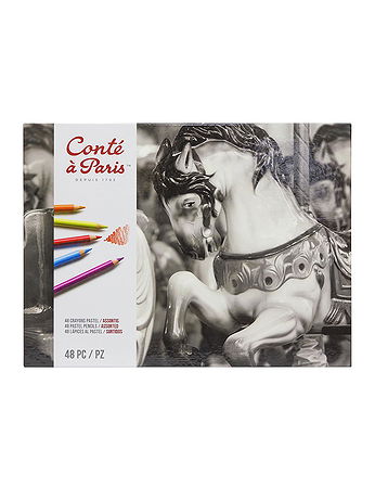 Conte - Pastel Pencil Sets - Tin of 48