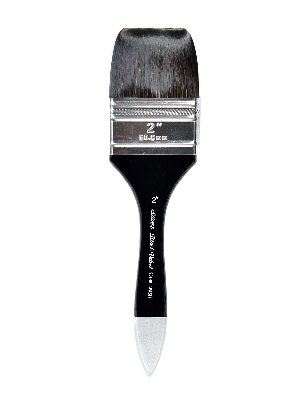 Silver Brush Black Velvet Watercolor Brush Series 3014S Wash 1
