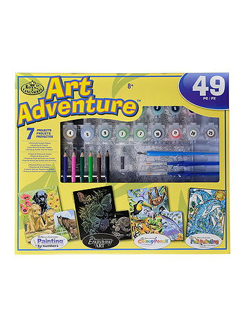 Royal & Langnickel - Art Adventure Super Value Sets - Yellow Set, AVS-101