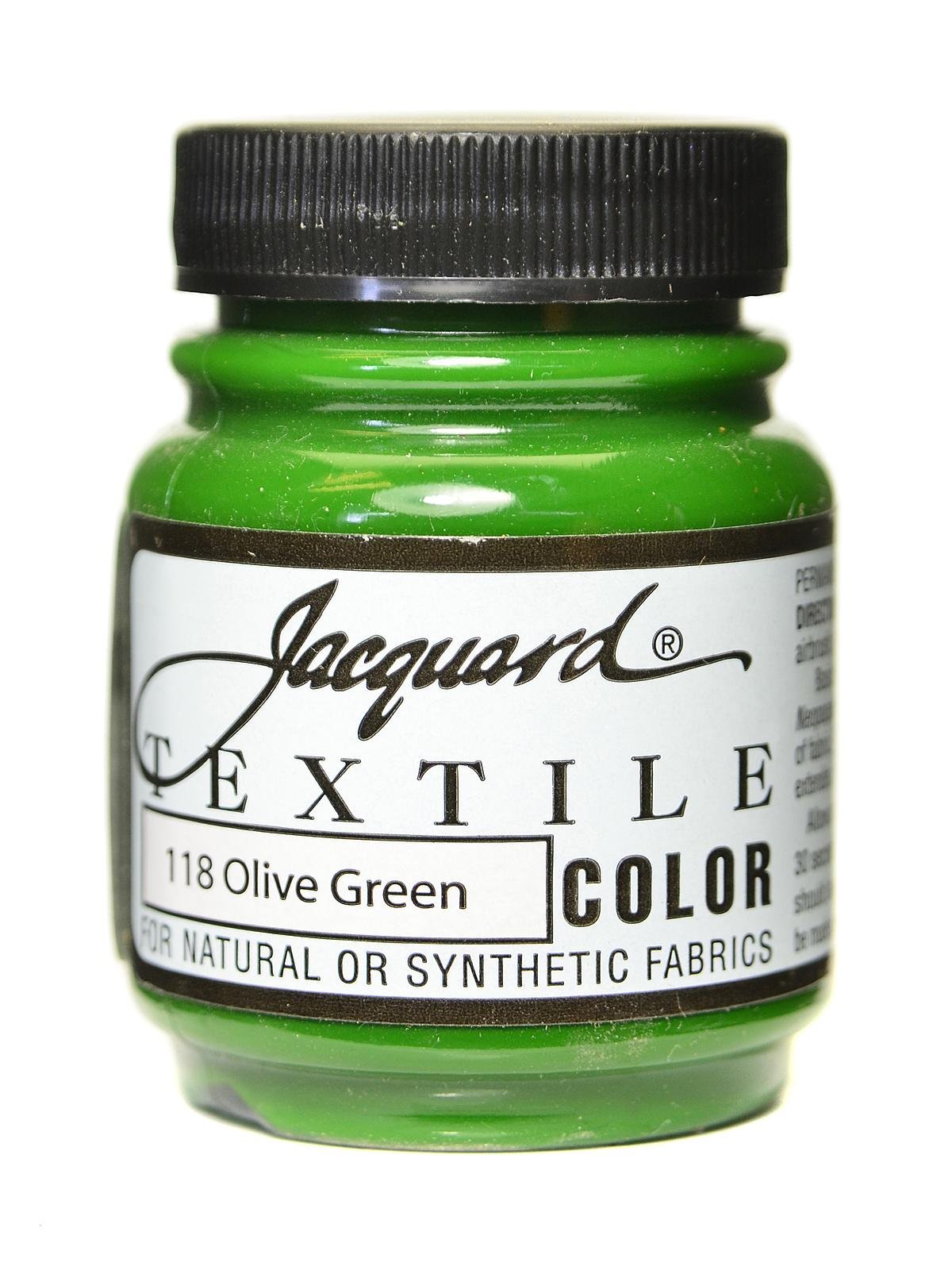 Jacquard Textile Color Fabric Paint 2.25Oz-Apple Green