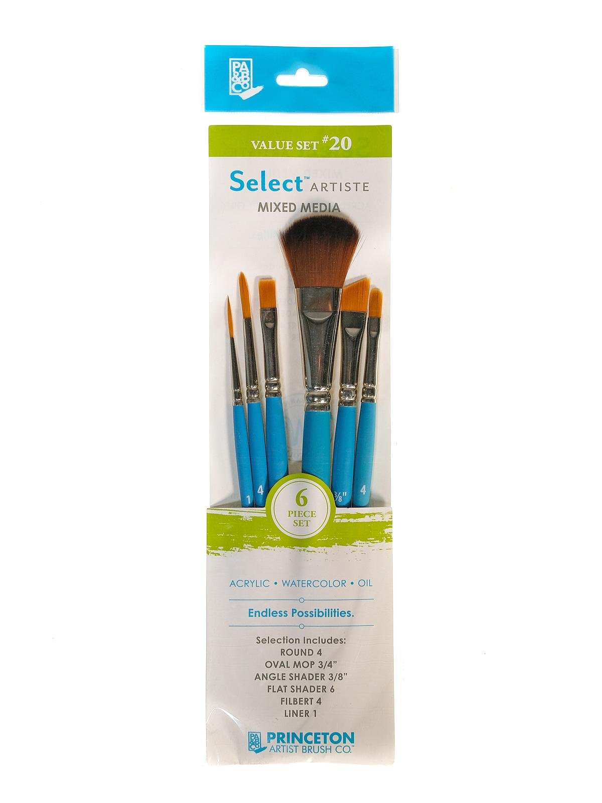 Princeton Brush Select Artiste Brush Value Set #20