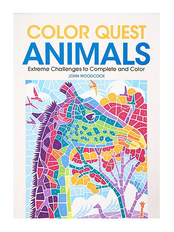 Sourcebooks - Color Quest Adult Coloring Book - Animals