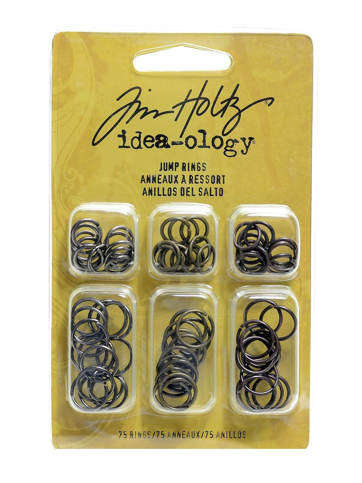 Tim Holtz Idea-ology 75 JUMP RINGS Hardware Attach Ring TH92726 