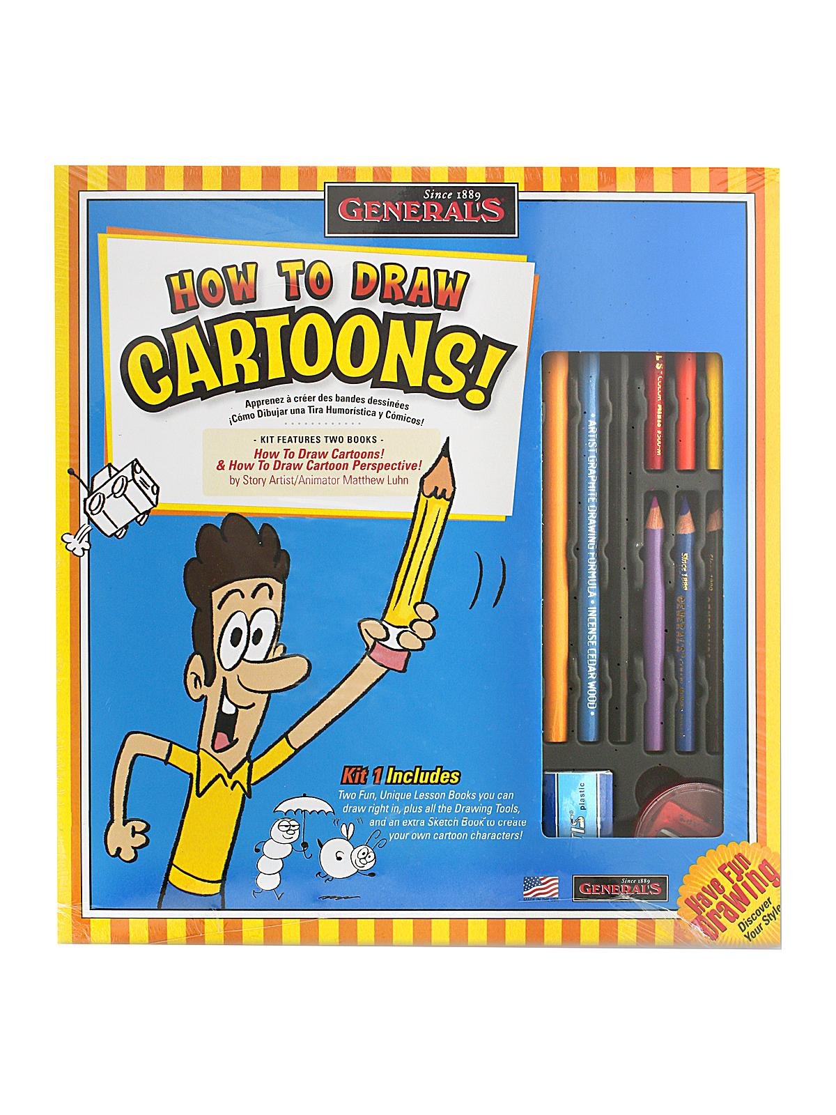 General's How to Draw Cartoons Kit 