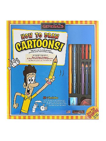 General's - How to Draw Cartoons Kit - Each