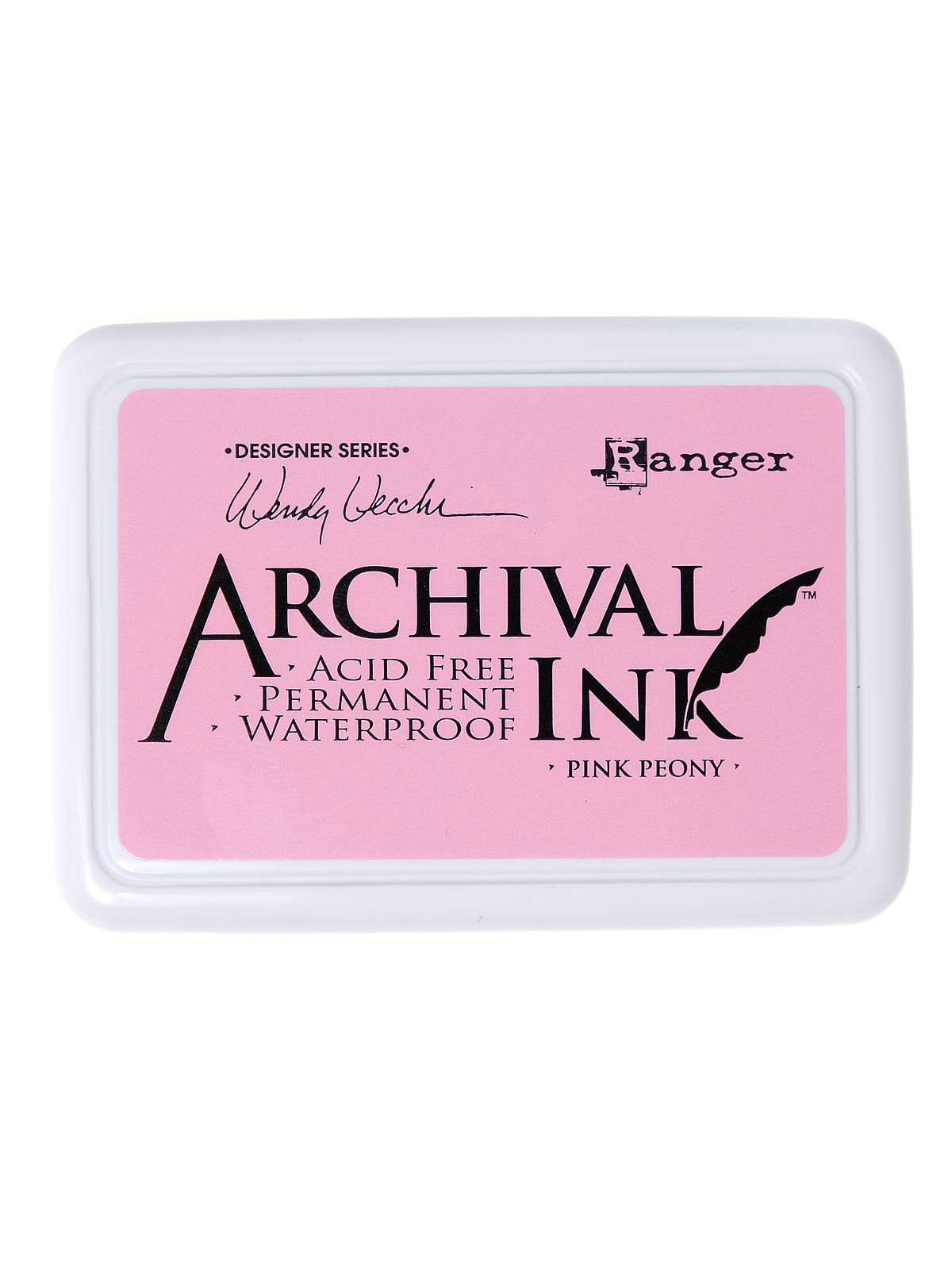 Ranger Archival Ink Pads Designer Series - Red Geranium