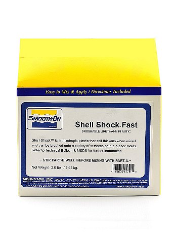 Smooth-On - Shell Shock Slow Brushable Liquid Plastic - 3.6 Lbs. Net Weight