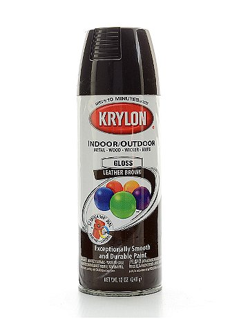 Krylon - Indoor/Outdoor Spray Paint - Gloss Leather Brown
