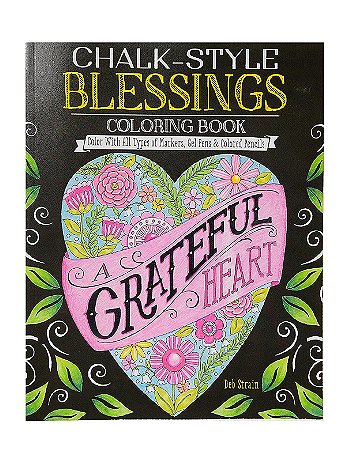 Design Originals - Chalk-Style Coloring - Blessings