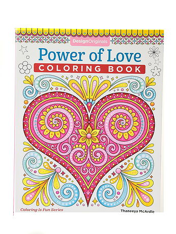 Design Originals - Coloring Activity Books - Power of Love