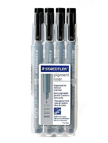Staedtler - Pigment Liner Sketch Pen Set - Set of 4