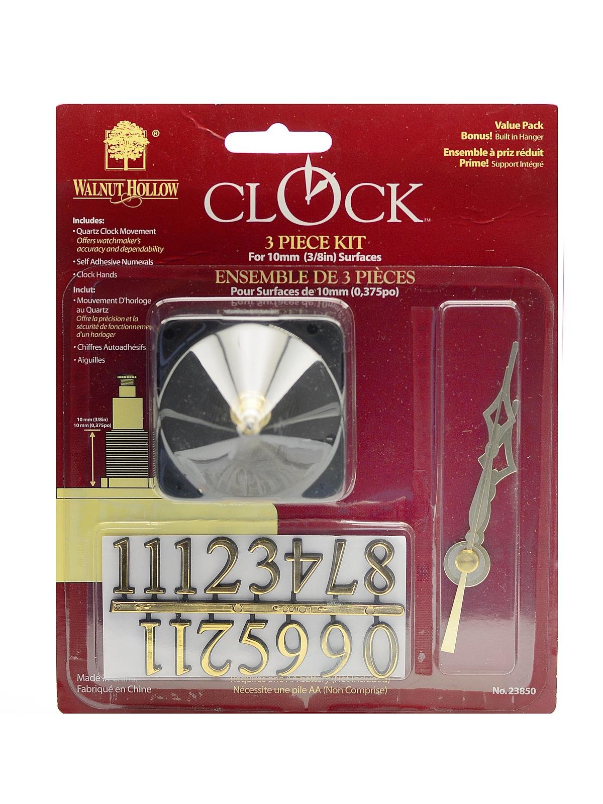 3 Piece Clock Kit For 3/8 in. Surface