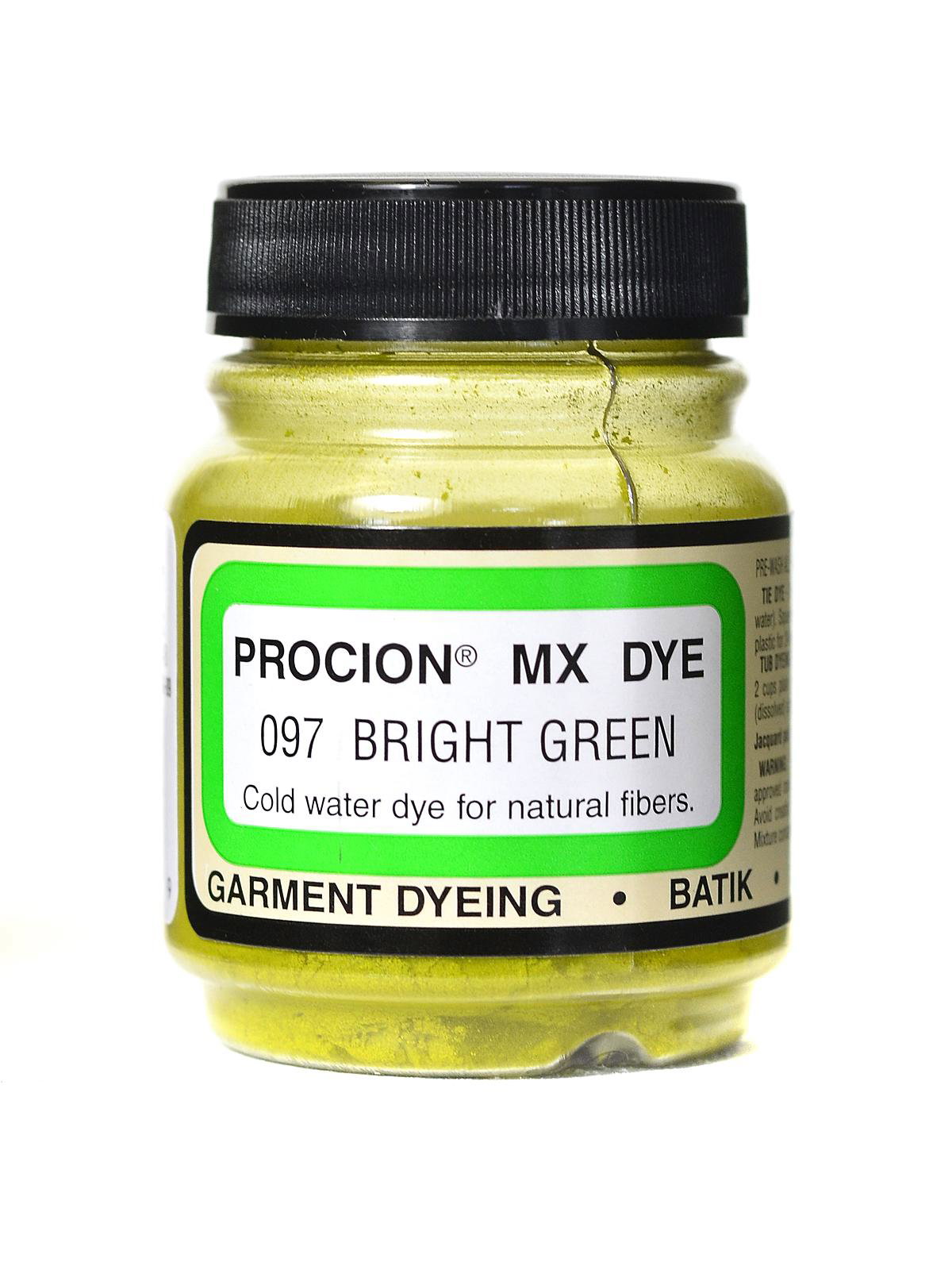 Jacquard Procion Dye 2/3oz - Bright Green