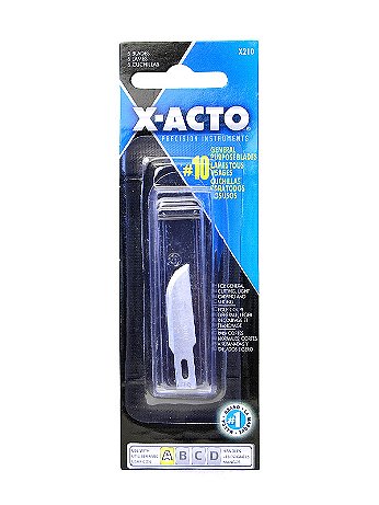 X-Acto - No. 10 General Purpose Blades - Pack of 5