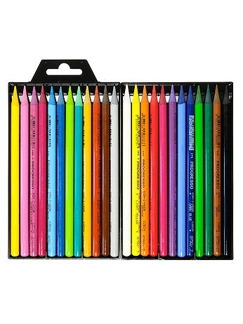 Koh-I-Noor - Progresso Woodless Colour Pencils - Assorted, Set of 24