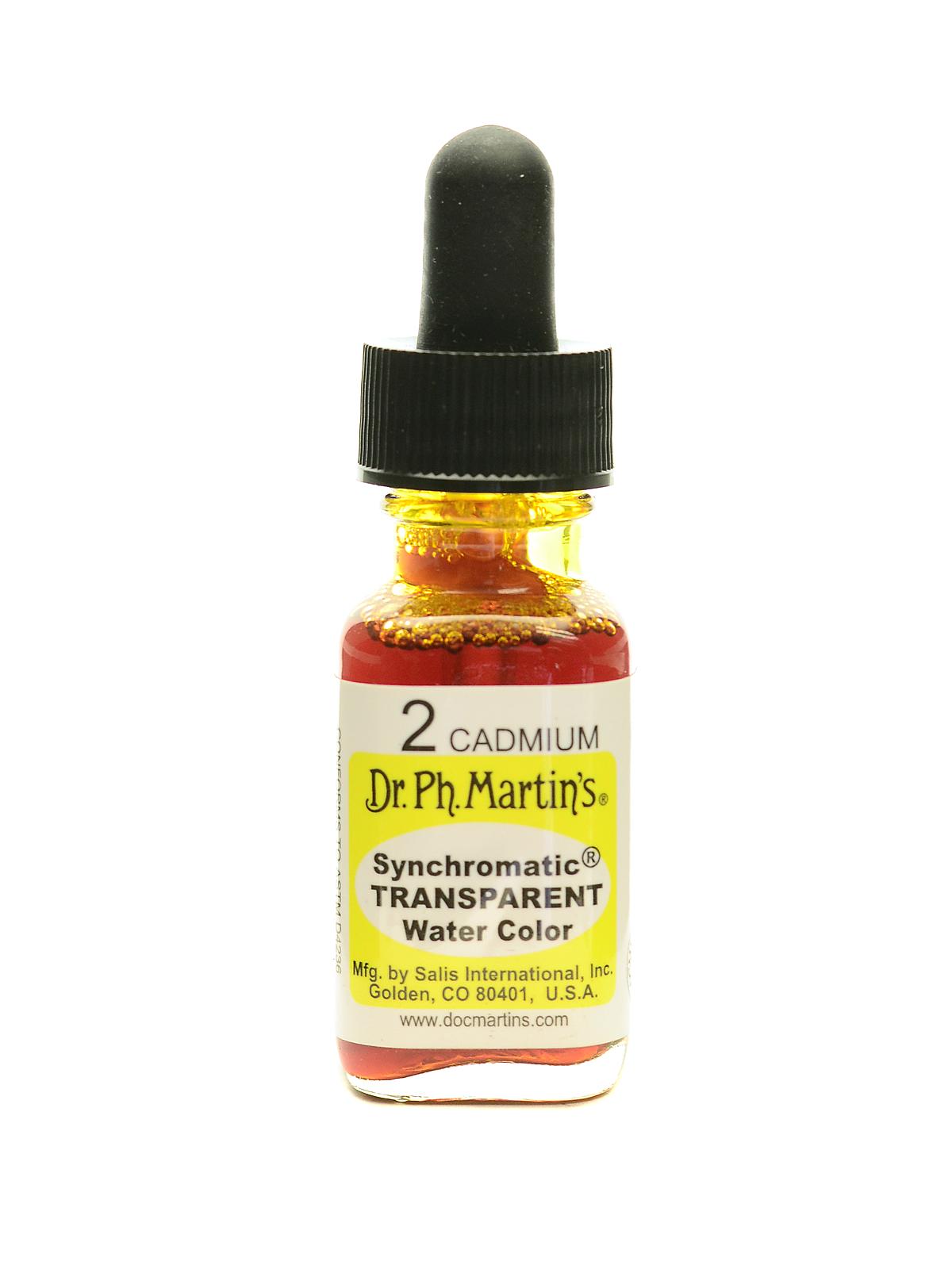 Dr. Ph. Martin's Synchromatic Transparent Watercolors 1/2 oz