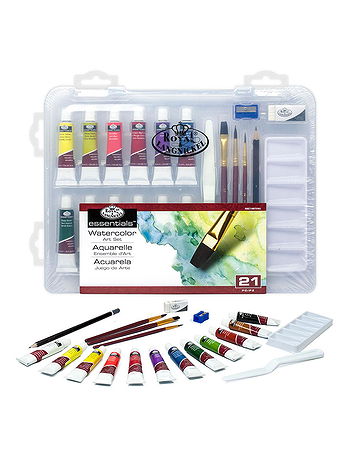 Royal & Langnickel - Essentials Watercolor Small Clearview Art Set - Small Clearview Watercolor Set